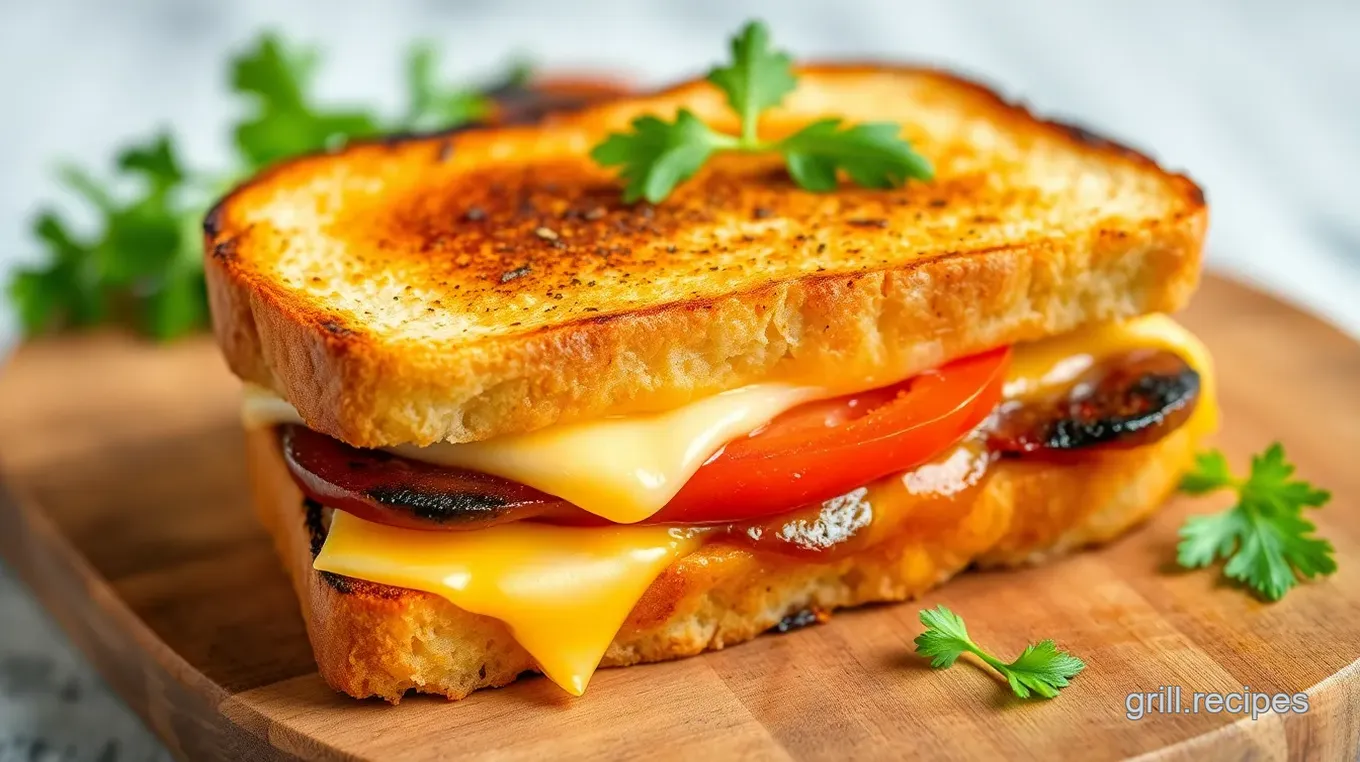 Southern Maryland Grilled Cheese Sandwich