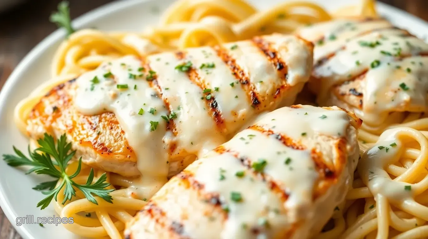 Grilled Chicken Alfredo