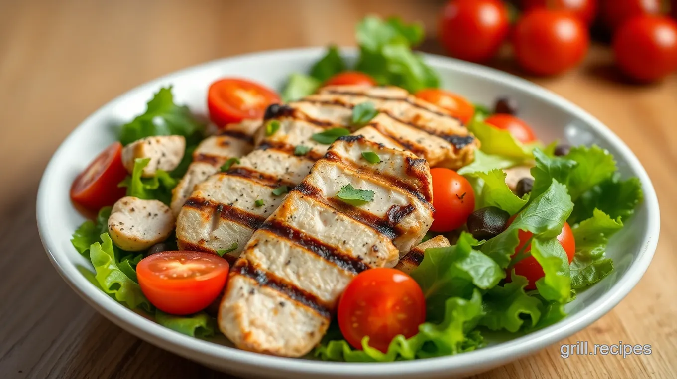 Grilled Chicken Salad: Freshness on a Plate