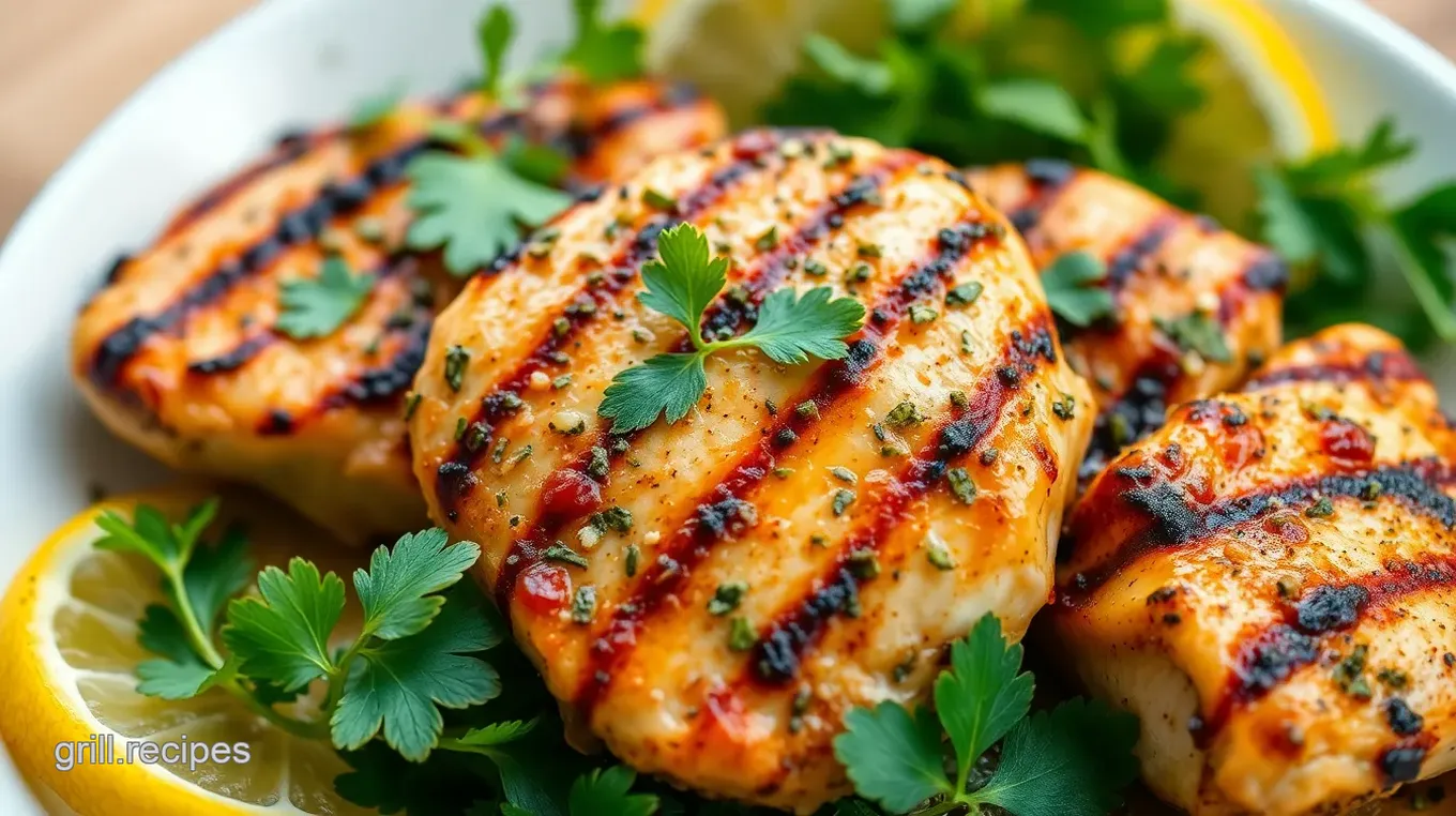 Grilled Tyson Chicken with Herb Marinade