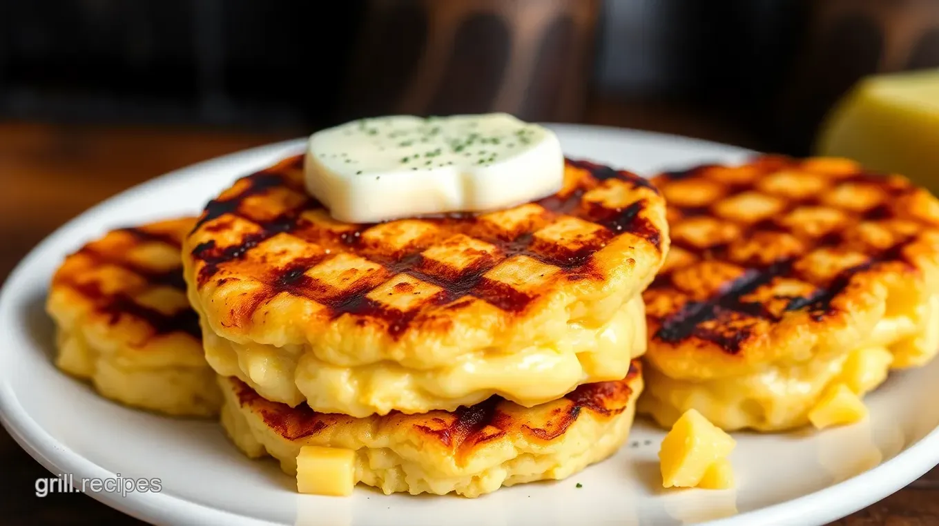 Grilled Corn Cakes with Sweet Flavor Bliss Grilled Corn Cakes