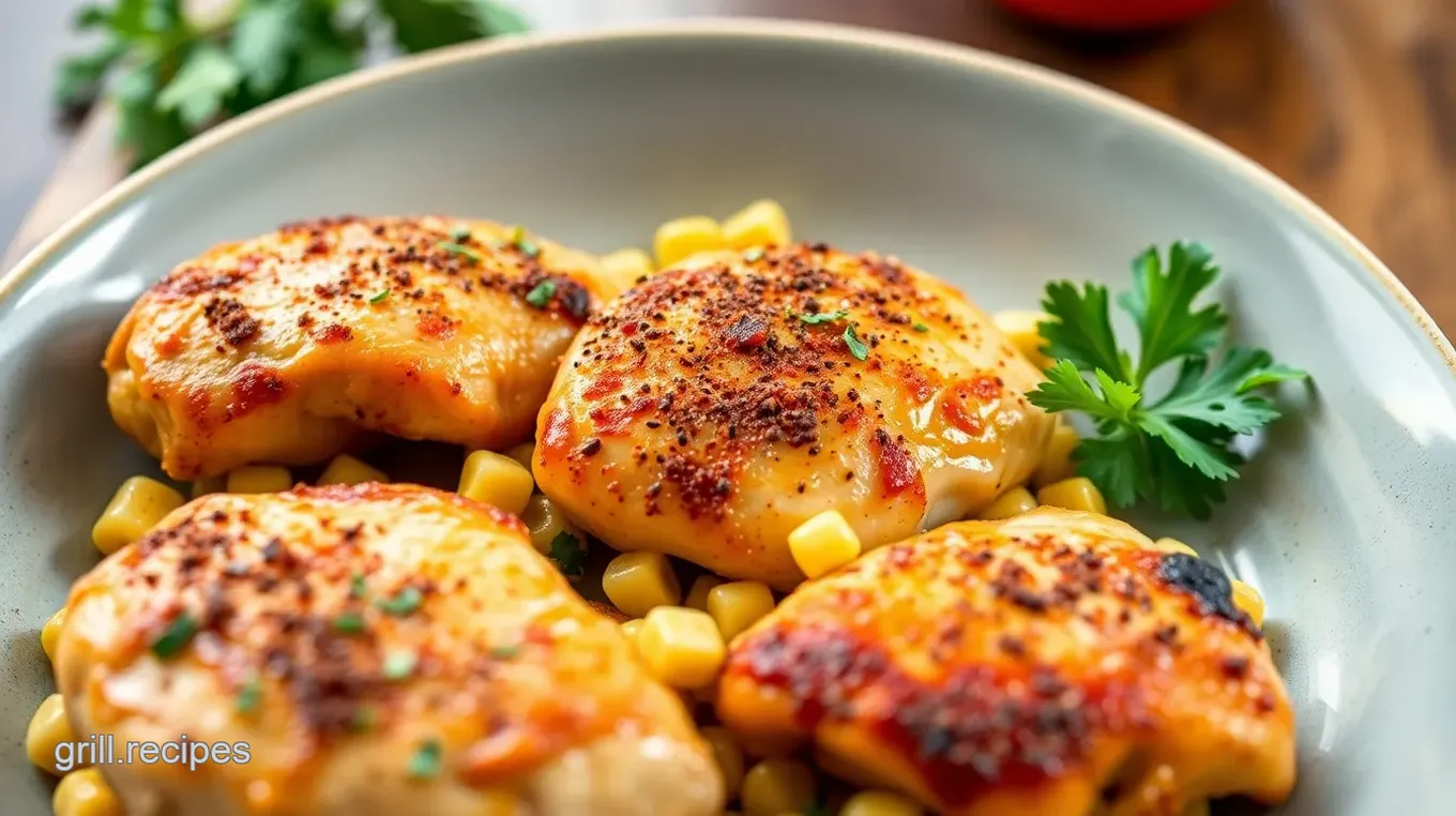 Southwest Spiced Chicken with Avocado Corn Salsa