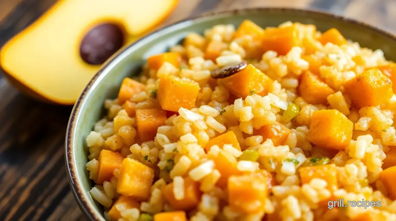 Sugar and Spice Vermont Squash Risotto