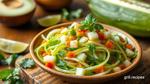 Quick Green Papaya Salad with Fresh Flavors