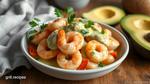 Sautéed Shrimp with Creamy Avocado Sauce