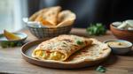 Fried Potato Cheese Stuffed Parathas