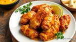 Baked Chicken Wings with Cheesy Goodness