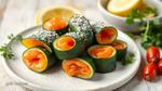 Rolls Cucumber with Smoked Salmon Delight