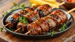 Grilled Beef Kababs with Flavorful Herbs