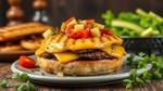 Grilled Cheeseburger with Classic Toppings