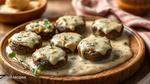 Bake Portabella Mushrooms Creamy & Savory