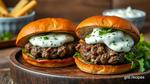 Grilled Lamb Burgers with Creamy Tzatziki