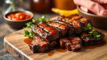 Grilled Beef Short Ribs with Sweet Marinade