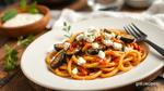 Roast Eggplant Penne with Goat Cheese