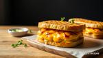 Grill Sweet Corn Spicy Cheese Sandwich