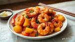 Stir-Fried Shrimp with Sweet Pineapple