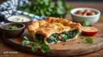 Bake Greek Spinach Pie - Flaky & Savory