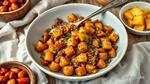 Cook Buckwheat Poora with Spiced Potatoes