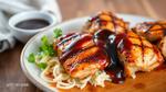 Grilled Chicken Thighs with Teriyaki Sauce