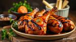 Grilled Chicken Drumsticks with a Kick