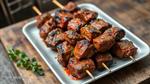 Grilled Beef Kebabs with Spicy Marinade