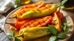 Grill Sweet Peppers with Olive Oil Delight