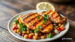 Grilled Chipotle Chicken with Zesty Bean Salad