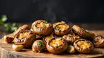 Grilled Mushrooms with Garlic Marinade