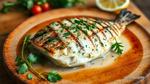 Grilled Sea Bass with Fresh Herbs