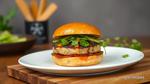 Grilled Black Cod Savory Teriyaki Burger