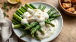 Sautéed Asparagus with Creamy Coconut Sauce