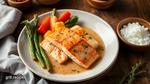 Steamed Salmon with Flavorful Veggies