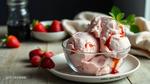 Churned Strawberry Balsamic Bliss Ice Cream