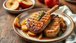 Sear Pork Chops with Apples & Sage