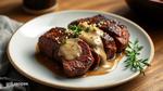 Sear Beef Tenderloin with Creamy Peppercorn