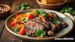 Grill Flank Steak with Zesty Thai Salad