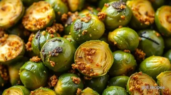 Air Fryer Brussels Sprouts with Dukkah Spice