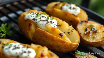 Baked Potato on Grill: The Ultimate Easy Recipe for Summer! recipe card