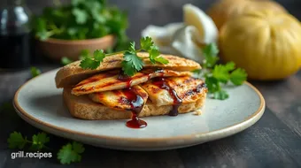 Grilled Chicken Balsamic Sandwich Delight