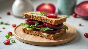 Assemble Beetroot Sandwiches for Healthy Lunch