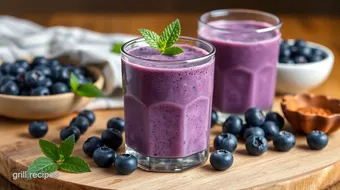 Blend Blueberries for a Healthy Smoothie