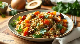 Sautéed Quinoa Salad with Colorful Veggies