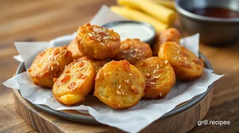 Fried Potato Bites with Crispy Coating