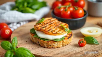 Grilled Caprese Sandwich Delight in 15 Minutes