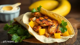 Grilled Chicken Mango Wrap - Healthy Delight