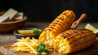 Grilled Corn Elote: Mexican Street Delight