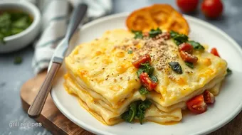 Bake Greek Pastitsio with Healthy Greens