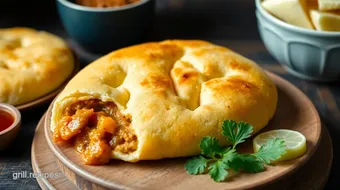 Fried Curry Bread with Savory Filling