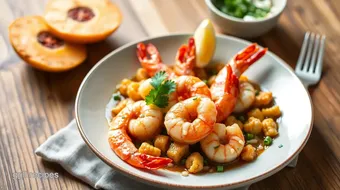 Cooked Prawn Tropical Coconut Delight