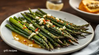 Roasted Asparagus with Parmesan Delight